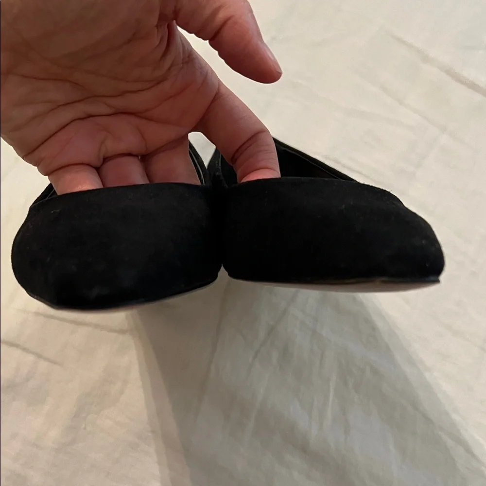 Banana Republic Black Suede Flats, size 8.5 - Picture 7 of 8